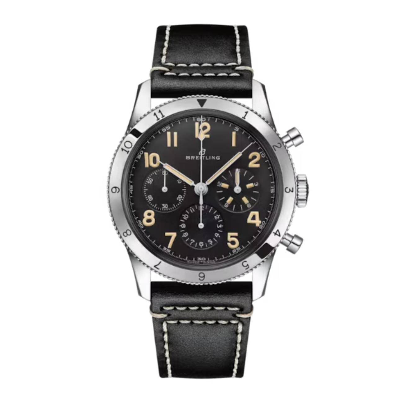 product664-breitling-classic-avi-ab0920131b1x1-41mm-black-dial-stainless-steel-image1.jpg Breitling Classic AVI AB0920131B1X1 41mm Black Dial Stainless Steel - Image 1