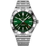 Breitling Chronomat GMT A32398101L1A1 40MM Green Dial Stainless Steel