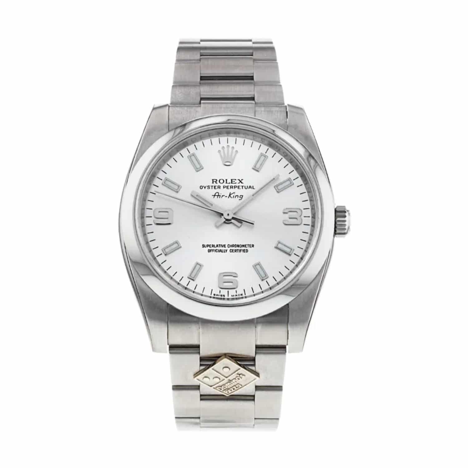 rolex-114200-air-king-dominos.jpg Rolex 114200 Air King Domino’s - Image 1
