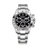 Rolex Cosmograph Daytona 116509 Black Diamond Oyster White Gold Mens Watch