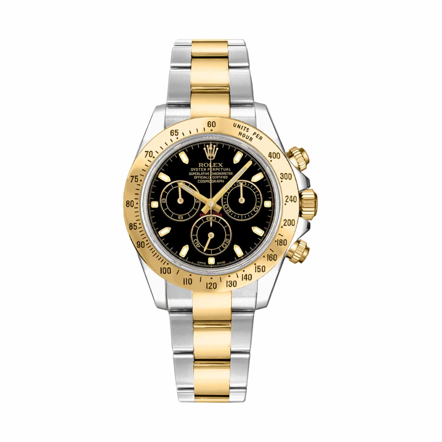 rolex-116523-1101-black-dial.jpg Rolex Cosmograph Daytona 116523-0039 Black Dial - Image 1