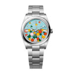 Rolex Oyster Perpetual 126000-0009 Turquoise Celebration Dial Oyster Bracelet