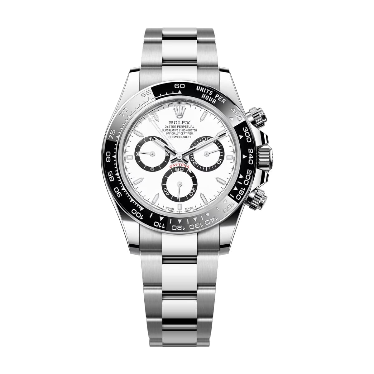 rolex-126500ln-001-white-dial.jpg Rolex Daytona 126500ln-001 White Dial 40mm Oyster Bracelet Watch - Image 1