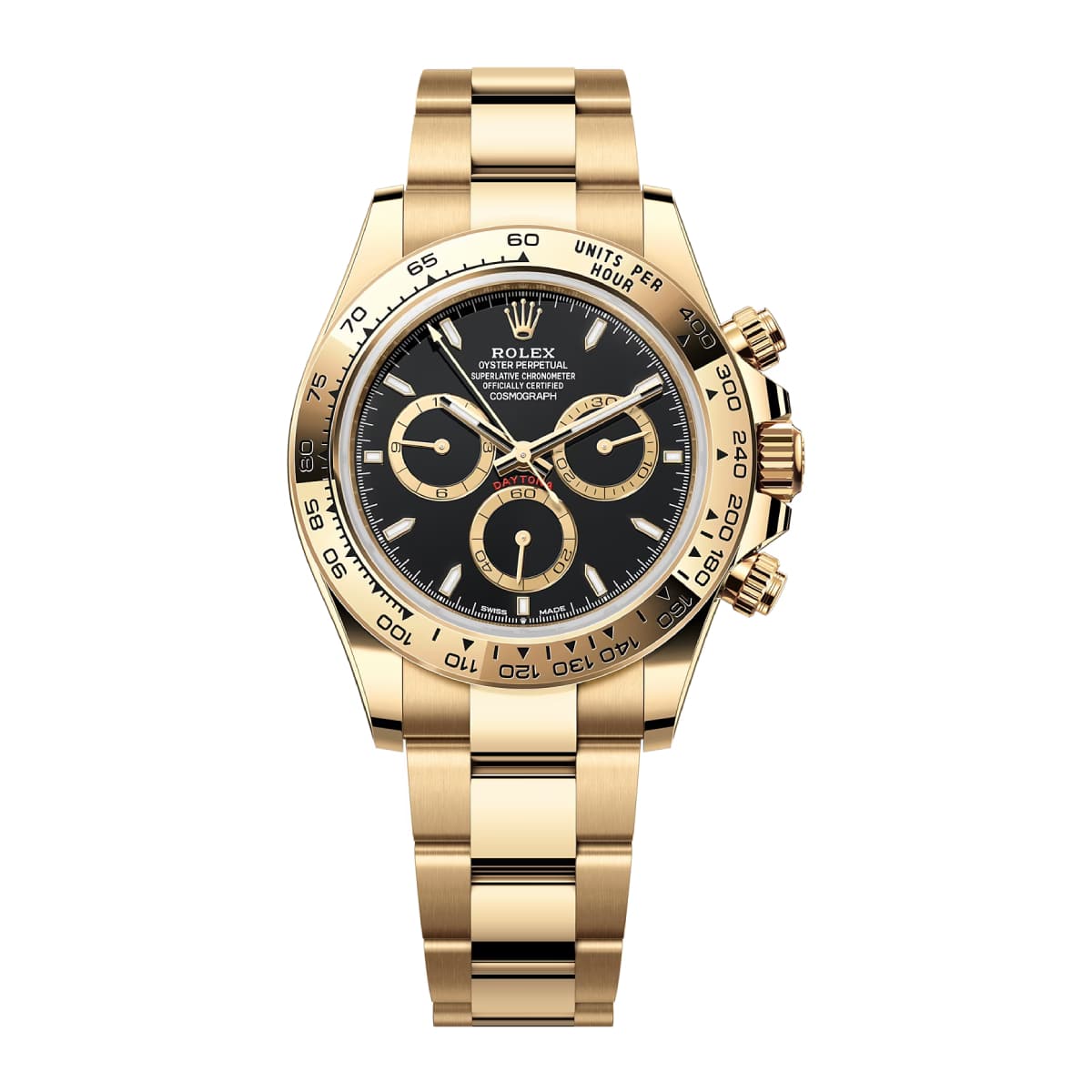 rolex-126508-004-black-dial.jpg Rolex Daytona 126508-0004 Black Dial Oyster Bracelet - Image 1