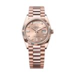 Rolex Day Date 128235-0009 Rosé-colour Diamonds Dial