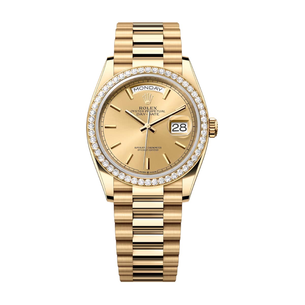 rolex-128348rbr-0026-champagne-dial.jpg Rolex Day Date 128348RBR-0026 Champagne Dial - Image 1