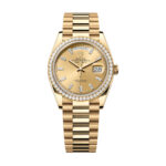 Rolex Day-Date 128348RBR-0080 Champagne Diamonds Dial