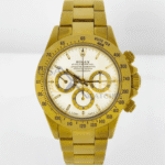 Rolex 16528 Daytona 40 mm 18k Yellow Gold White Dial Zenith