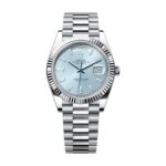 Rolex Day Date 228236-0006 Ice Blue Diamonds Dial