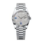 Rolex Day Date 228236-0009 Diamonds & Sapphires Dial
