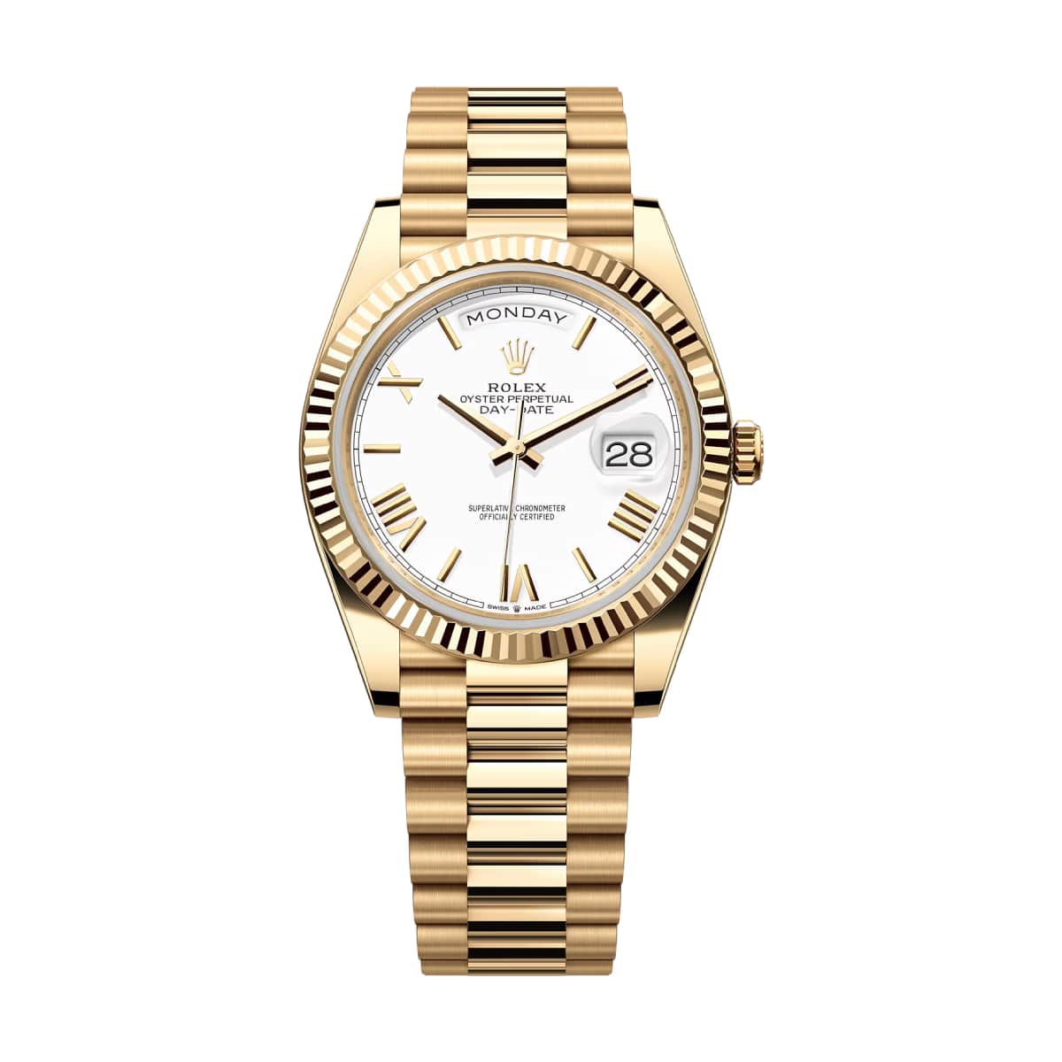 rolex-228238-0042-white-roman-dial.jpg Rolex Day Date 228238-0042 White Roman Dial - Image 1
