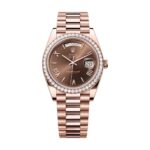 Rolex Day Date 228345rbr-0009 Chocolate Roman Dial