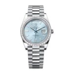 Rolex Day Date 228396TBR-0002 Ice Blue Diamonds Dial