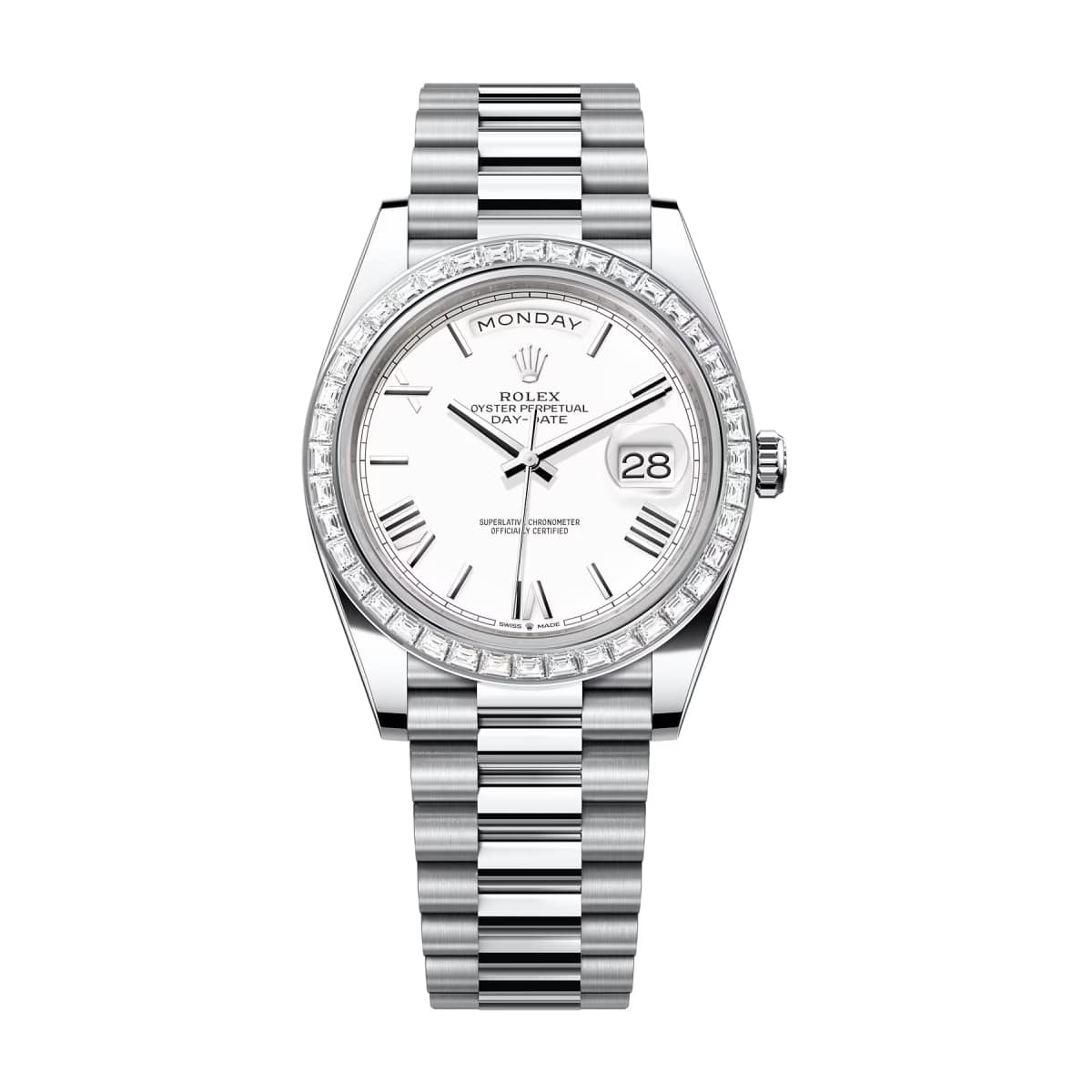 rolex-228396tbr-0018-iwhite-roman-dial.jpg Rolex Day Date 228396TBR-0018 White Roman Dial - Image 1