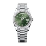 Rolex Day Date 228396TBR-0020 Green Roman Dial