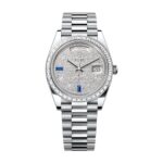 Rolex Day Date 228396TBR-0021 Diamonds Sapphires Dial