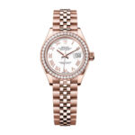 Rolex Lady-Datejust 279135RBR-0024 White Roman Dial Jubilee Bracelet
