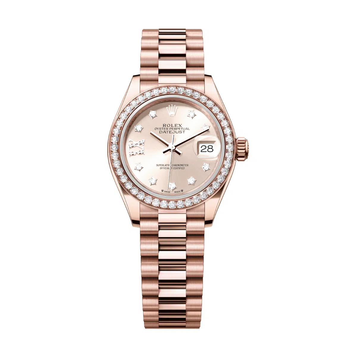 rolex-279135rbr-sundust-1.jpg Rolex Lady-Datejust 279135RBR Sundust Star Diamond Dial - Image 1