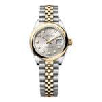 Rolex Lady-Datejust 279163-0007 Silver Diamond Dial Jubilee Bracelet