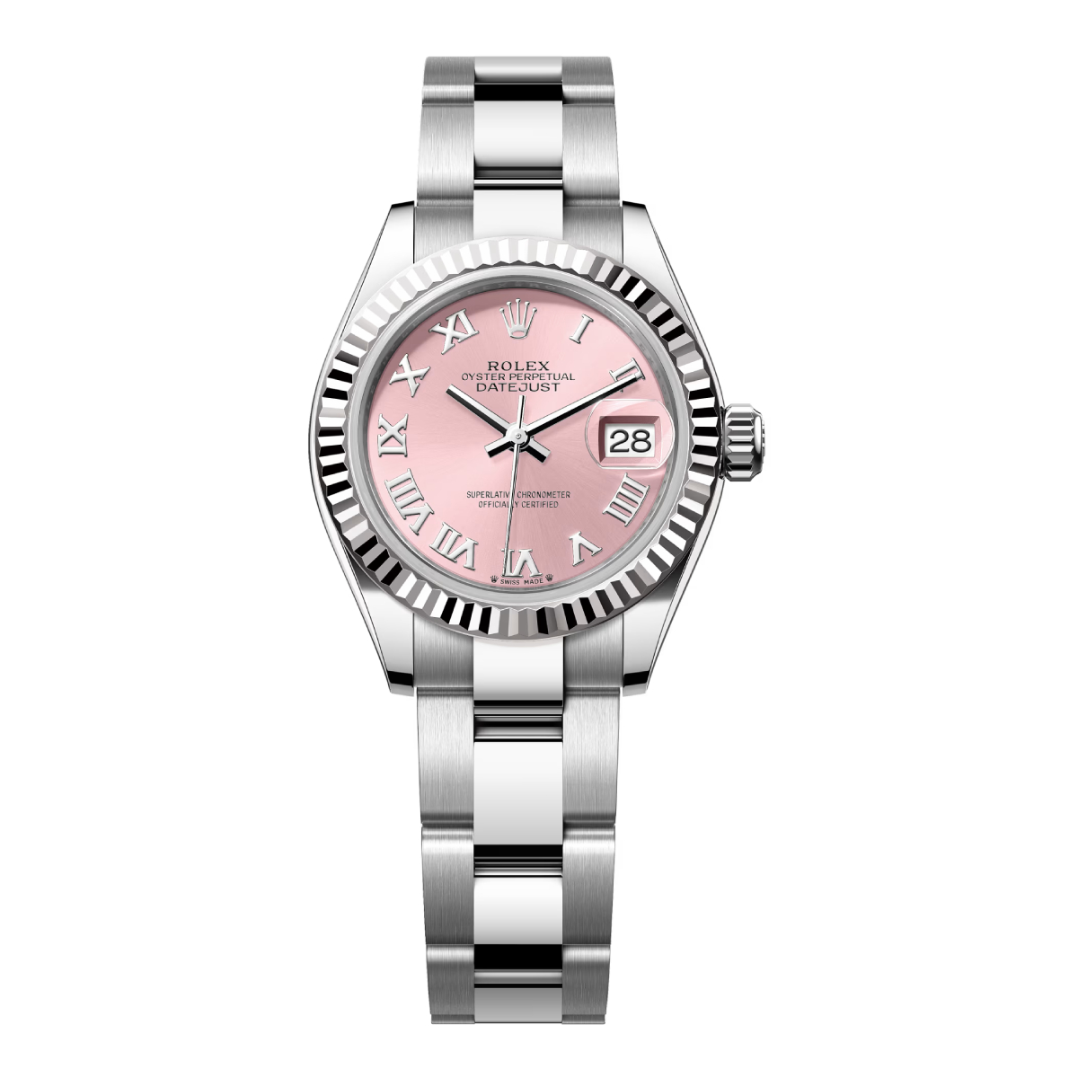 rolex-279174-0018.jpg Rolex Lady-Datejust 279174-0018 Pink Roman Dial Oyster Bracelet - Image 1