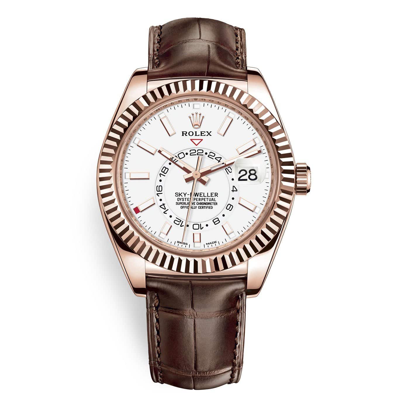 rolex-326135-white-dial.jpg Rolex 326135 Sky Dweller 42mm Men’s Watch White Index - Image 1