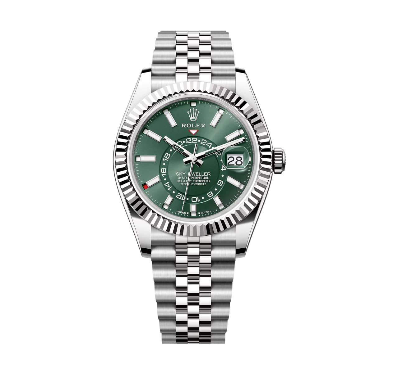 rolex-336934-sky-dweller-jubilee-green-dial.jpg Rolex Sky-Dweller 336934-0002 Green Dial Jubilee Bracelet - Image 1