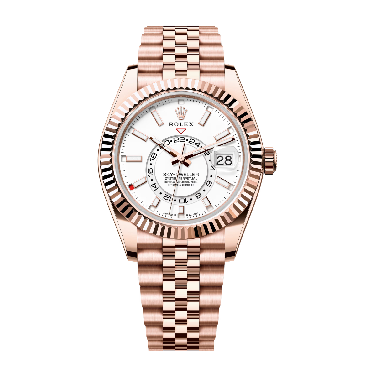 rolex-336935-0007.jpg Rolex Sky-Dweller 336935-0007 White Dial Jubilee Bracelet - Image 1