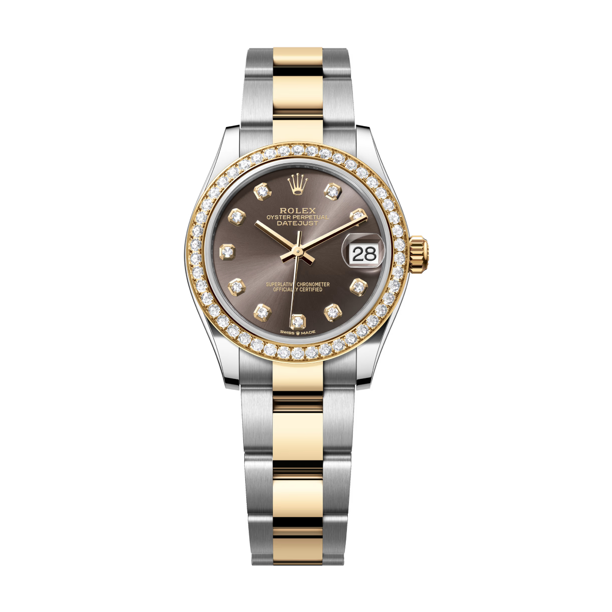 rolex-datejust-278383rbr-0021.jpg Rolex Datejust 278383RBR-0021 31mm Dark Grey Dial Oyster Bracelet - Image 1