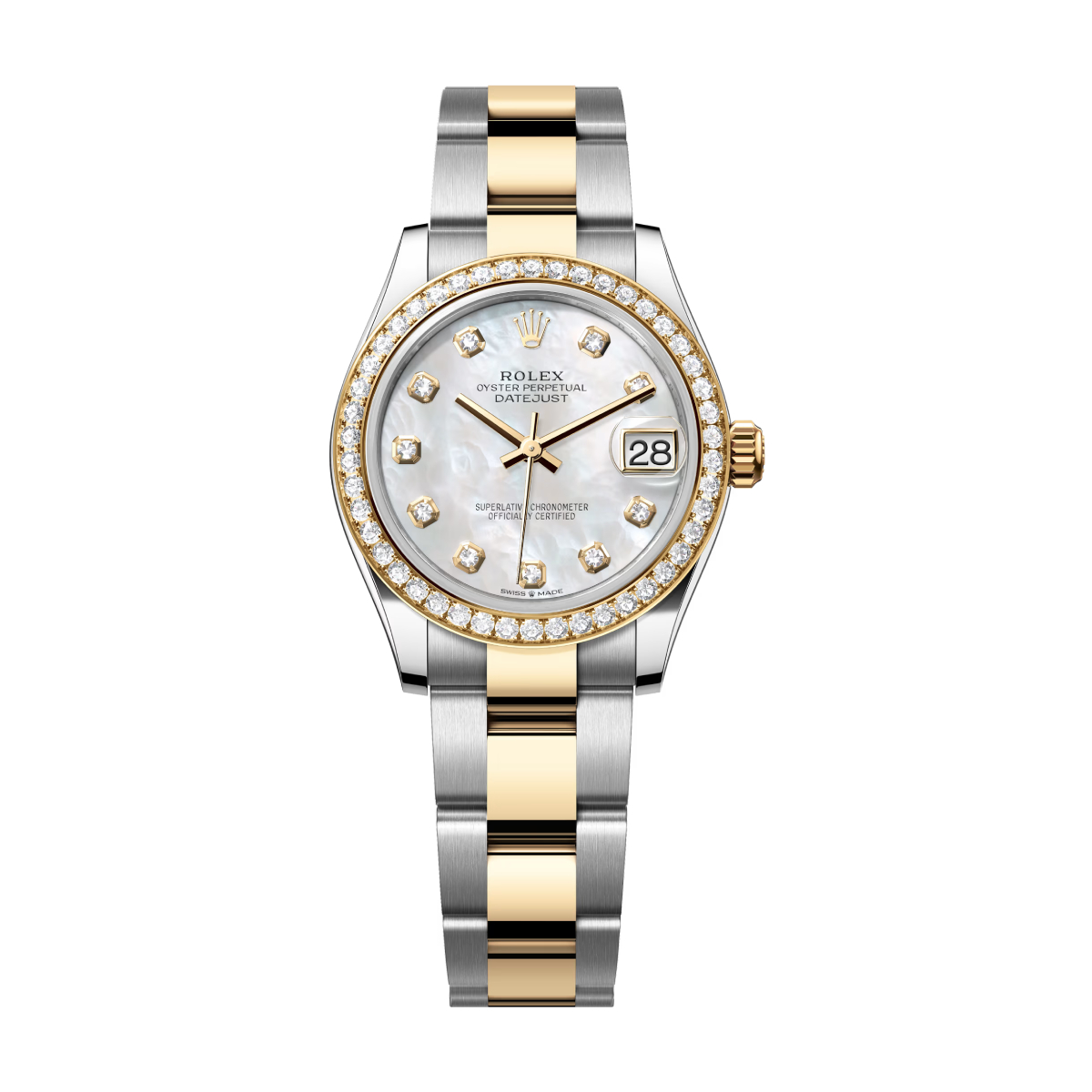 rolex-datejust-278383rbr-0027.jpg Rolex Datejust 278383RBR-0027 31mm Mother of Pearl Dial Oyster Bracelet - Image 1