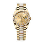 Rolex Day-Date 128238-0133 Champagne Dial Diamond Bracelet