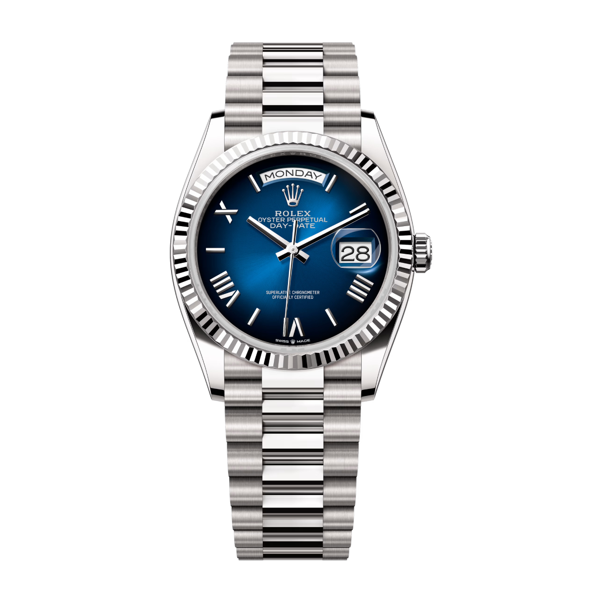 rolex-day-date-128239-0063.jpg Rolex Day-Date 128239-0063 Blue Ombré Roman Dial - Image 1