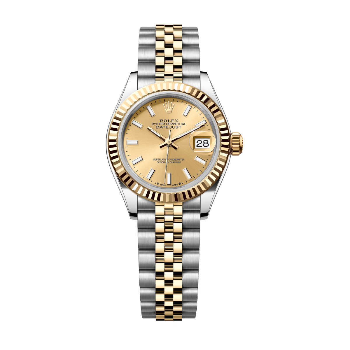 rolex-lady-datejust-279173-0001.jpg Rolex Lady-Datejust 279173-0001 Champagne Index Dial Jubilee Bracelet - Image 1