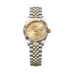 Rolex Lady-Datejust 279173-0021 Champagne Diamond Dial Jubilee Bracelet