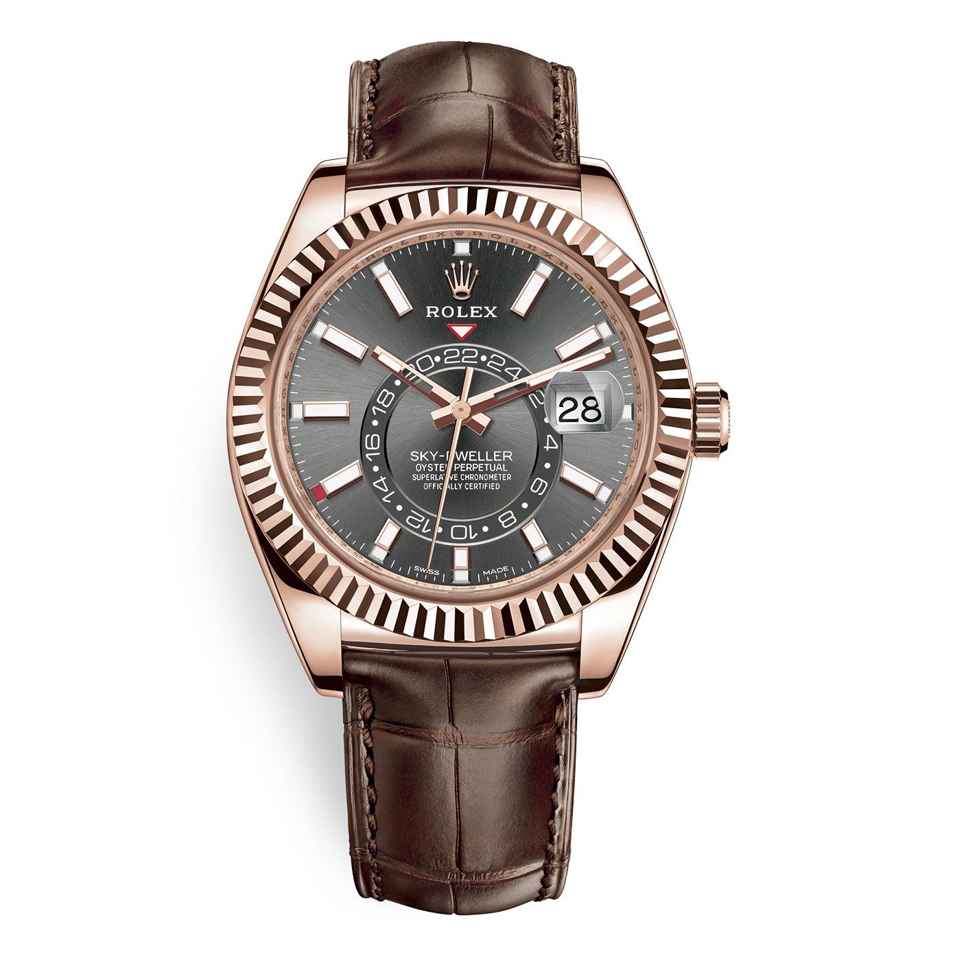 skypgyg.jpg Rolex Sky Dweller 42mm Men’s Watch 326135 Rhodium Index - Image 1