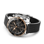 Breitling U13313121B1S1 Superocean Heritage Chronograph 44 Stainless Steel and 18K Red Gold Black Dial - Image 4
