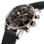 Breitling U13313121B1S1 Superocean Heritage Chronograph 44 Stainless Steel and 18K Red Gold Black Dial - Image 3