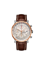 Breitling U13324211G1P2 Navitimer Chronograph Stainless Steel and 18K Red Gold Mercury 41mm Silver Dial