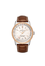 Breitling U17325211G1P1 Navitimer Automatic 38 Stainless Steel and 18K Red Gold Silver dial 38mm