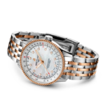 Breitling U17395211A1U1 Navitimer Automatic Stainless Steel and 18K Rose Gold White 35mm Mother of Pearl Dial - Image 4