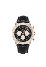 Breitling UB0127211B1P2 Navitimer B01 Chronograph 46 Stainless Steel and 18K Red Gold Black Dial 46mm