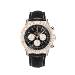Breitling UB0127211B1P2 Navitimer B01 Chronograph 46 Stainless Steel and 18K Red Gold Black Dial 46mm - Image 2