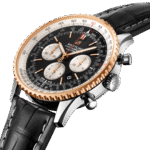 Breitling UB0127211B1P2 Navitimer B01 Chronograph 46 Stainless Steel and 18K Red Gold Black Dial 46mm - Image 3