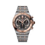 Breitling UB0134101B1U1 Chronomat B01 42 Stainless Steel and 18k Red Gold Anthracite grey dial - Image 2