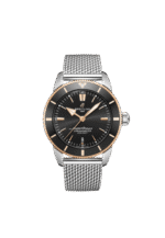 Breitling UB2030121B1A1 Superocean Heritage B20 Automatic 44 Stainless Steel and 18K Red Gold Black Dial