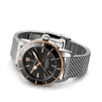 Breitling UB2030121B1A1 Superocean Heritage B20 Automatic 44 Stainless Steel and 18K Red Gold Black Dial - Image 4