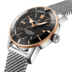 Breitling UB2030121B1A1 Superocean Heritage B20 Automatic 44 Stainless Steel and 18K Red Gold Black Dial - Image 3